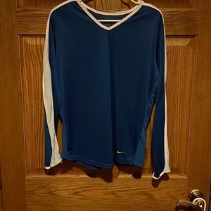 NIKE Dri-FIT Women’s Long Sleeved, V-Neck Running Top